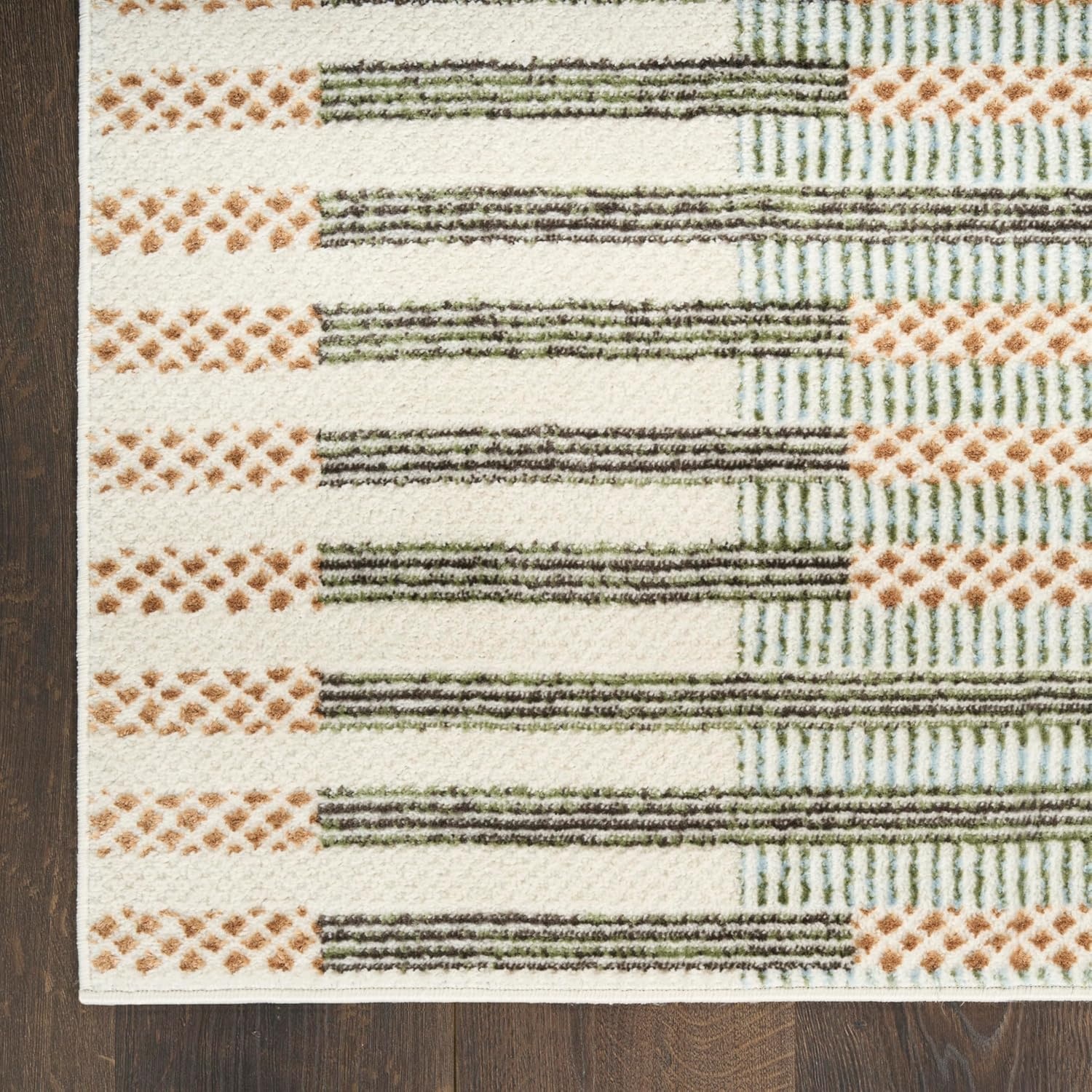 image:imageNourison Home Nordic Ivory Multicolor 5 x 7 Area Rug  Easy Clean Non Shedding Bed Room Living Room Dining Room Kitchen 5 x 7Ivory Multicolor