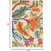 image:imageNourison Home Allur Ivory Multicolor 2 x 3 Area Rug  Easy Clean Non Shedding Bed Room Living Room Dining Room Kitchen 2 x 3Ivory Multicolor