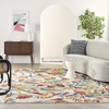 image:imageNourison Home Allur Ivory Multicolor 2 x 3 Area Rug  Easy Clean Non Shedding Bed Room Living Room Dining Room Kitchen 2 x 3Ivory Multicolor