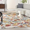 image:imageNourison Home Allur Ivory Multicolor 2 x 3 Area Rug  Easy Clean Non Shedding Bed Room Living Room Dining Room Kitchen 2 x 3Ivory Multicolor