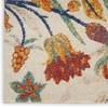 image:imageNourison Home Allur Ivory Multicolor 2 x 3 Area Rug  Easy Clean Non Shedding Bed Room Living Room Dining Room Kitchen 2 x 3Ivory Multicolor