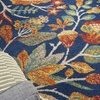 image:imageNourison Home Allur Ivory Multicolor 2 x 3 Area Rug  Easy Clean Non Shedding Bed Room Living Room Dining Room Kitchen 2 x 3Navy Multicolor