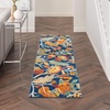 image:imageNourison Home Allur Ivory Multicolor 2 x 3 Area Rug  Easy Clean Non Shedding Bed Room Living Room Dining Room Kitchen 2 x 3Navy Multicolor