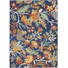 image:imageNourison Home Allur Ivory Multicolor 2 x 3 Area Rug  Easy Clean Non Shedding Bed Room Living Room Dining Room Kitchen 2 x 3Navy Multicolor