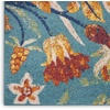 image:imageNourison Home Allur Ivory Multicolor 2 x 3 Area Rug  Easy Clean Non Shedding Bed Room Living Room Dining Room Kitchen 2 x 3Turquoise Multicolor