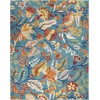 image:imageNourison Home Allur Ivory Multicolor 2 x 3 Area Rug  Easy Clean Non Shedding Bed Room Living Room Dining Room Kitchen 2 x 3Turquoise Multicolor