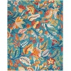 image:imageNourison Home Allur Ivory Multicolor 2 x 3 Area Rug  Easy Clean Non Shedding Bed Room Living Room Dining Room Kitchen 2 x 3Turquoise Multicolor