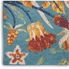 image:imageNourison Home Allur Ivory Multicolor 2 x 3 Area Rug  Easy Clean Non Shedding Bed Room Living Room Dining Room Kitchen 2 x 3Turquoise Multicolor