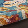 image:imageNourison Home Allur Ivory Multicolor 2 x 3 Area Rug  Easy Clean Non Shedding Bed Room Living Room Dining Room Kitchen 2 x 3Turquoise Multicolor