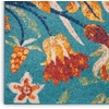 image:imageNourison Home Allur Ivory Multicolor 2 x 3 Area Rug  Easy Clean Non Shedding Bed Room Living Room Dining Room Kitchen 2 x 3Turquoise Multicolor