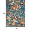 image:imageNourison Home Allur Ivory Multicolor 2 x 3 Area Rug  Easy Clean Non Shedding Bed Room Living Room Dining Room Kitchen 2 x 3Turquoise Multicolor