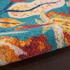 image:imageNourison Home Allur Ivory Multicolor 2 x 3 Area Rug  Easy Clean Non Shedding Bed Room Living Room Dining Room Kitchen 2 x 3Turquoise Multicolor