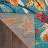 image:imageNourison Home Allur Ivory Multicolor 2 x 3 Area Rug  Easy Clean Non Shedding Bed Room Living Room Dining Room Kitchen 2 x 3Turquoise Multicolor