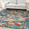 image:imageNourison Home Allur Ivory Multicolor 2 x 3 Area Rug  Easy Clean Non Shedding Bed Room Living Room Dining Room Kitchen 2 x 3Turquoise Multicolor