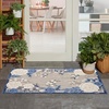 image:imageNourison Home Aloha Blue Grey 2 x 3 Area Rug  Easy Clean Non Shedding Bed Room Living Room Dining Room Kitchen 2 x 3