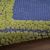 image:imageNourison Home Aloha Blue Multicolor 53 x 75 Area Rug  Easy Clean Non Shedding Bed Room Living Room Dining Room Kitchen 5 x 8Blue Multicolor