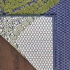 image:imageNourison Home Aloha Blue Multicolor 53 x 75 Area Rug  Easy Clean Non Shedding Bed Room Living Room Dining Room Kitchen 5 x 8Blue Multicolor