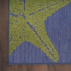 image:imageNourison Home Aloha Blue Multicolor 53 x 75 Area Rug  Easy Clean Non Shedding Bed Room Living Room Dining Room Kitchen 5 x 8Blue Multicolor