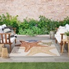 image:imageNourison Home Aloha Blue Multicolor 53 x 75 Area Rug  Easy Clean Non Shedding Bed Room Living Room Dining Room Kitchen 5 x 8Ivory Multicolor