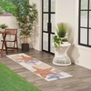 image:imageNourison Home Aloha Blue Multicolor 53 x 75 Area Rug  Easy Clean Non Shedding Bed Room Living Room Dining Room Kitchen 5 x 8Ivory Multicolor