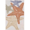 image:imageNourison Home Aloha Blue Multicolor 53 x 75 Area Rug  Easy Clean Non Shedding Bed Room Living Room Dining Room Kitchen 5 x 8Ivory Multicolor