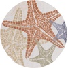 image:imageNourison Home Aloha Blue Multicolor 53 x 75 Area Rug  Easy Clean Non Shedding Bed Room Living Room Dining Room Kitchen 5 x 8Ivory Multicolor