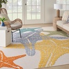 image:imageNourison Home Aloha Blue Multicolor 53 x 75 Area Rug  Easy Clean Non Shedding Bed Room Living Room Dining Room Kitchen 5 x 8Multi Color