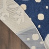 image:imageNourison Home Aloha Green Yellow 53 x 75 Area Rug  Easy Clean Non Shedding Bed Room Living Room Dining Room Kitchen 5 x 8BlueGrey