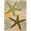 image:imageNourison Home Aloha Green Yellow 53 x 75 Area Rug  Easy Clean Non Shedding Bed Room Living Room Dining Room Kitchen 5 x 8Green Yellow