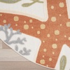 image:imageNourison Home Aloha Green Yellow 53 x 75 Area Rug  Easy Clean Non Shedding Bed Room Living Room Dining Room Kitchen 5 x 8Ivory Multicolor