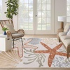 image:imageNourison Home Aloha Green Yellow 53 x 75 Area Rug  Easy Clean Non Shedding Bed Room Living Room Dining Room Kitchen 5 x 8Ivory Multicolor