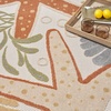 image:imageNourison Home Aloha Green Yellow 53 x 75 Area Rug  Easy Clean Non Shedding Bed Room Living Room Dining Room Kitchen 5 x 8Ivory Multicolor