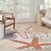 image:imageNourison Home Aloha Green Yellow 53 x 75 Area Rug  Easy Clean Non Shedding Bed Room Living Room Dining Room Kitchen 5 x 8Ivory Multicolor