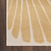 image:imageNourison Home Aloha Green Yellow 53 x 75 Area Rug  Easy Clean Non Shedding Bed Room Living Room Dining Room Kitchen 5 x 8Ivory Multicolor
