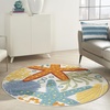 image:imageNourison Home Aloha Green Yellow 53 x 75 Area Rug  Easy Clean Non Shedding Bed Room Living Room Dining Room Kitchen 5 x 8Multi Color