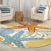 image:imageNourison Home Aloha Green Yellow 53 x 75 Area Rug  Easy Clean Non Shedding Bed Room Living Room Dining Room Kitchen 5 x 8Multi Color