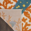 image:imageNourison Home Aloha Green Yellow 53 x 75 Area Rug  Easy Clean Non Shedding Bed Room Living Room Dining Room Kitchen 5 x 8Multi Color