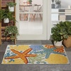 image:imageNourison Home Aloha Green Yellow 53 x 75 Area Rug  Easy Clean Non Shedding Bed Room Living Room Dining Room Kitchen 5 x 8Multi Color
