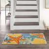 image:imageNourison Home Aloha Green Yellow 53 x 75 Area Rug  Easy Clean Non Shedding Bed Room Living Room Dining Room Kitchen 5 x 8Multi Color