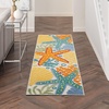 image:imageNourison Home Aloha Green Yellow 53 x 75 Area Rug  Easy Clean Non Shedding Bed Room Living Room Dining Room Kitchen 5 x 8Multi Color