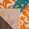 image:imageNourison Home Aloha Green Yellow 53 x 75 Area Rug  Easy Clean Non Shedding Bed Room Living Room Dining Room Kitchen 5 x 8Multi Color