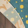 image:imageNourison Home Aloha Green Yellow 53 x 75 Area Rug  Easy Clean Non Shedding Bed Room Living Room Dining Room Kitchen 5 x 8Multi Color