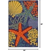 image:imageNourison Home Aloha Green Yellow 53 x 75 Area Rug  Easy Clean Non Shedding Bed Room Living Room Dining Room Kitchen 5 x 8Navy Multicolor