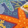 image:imageNourison Home Aloha Green Yellow 53 x 75 Area Rug  Easy Clean Non Shedding Bed Room Living Room Dining Room Kitchen 5 x 8Navy Multicolor
