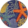 image:imageNourison Home Aloha Green Yellow 53 x 75 Area Rug  Easy Clean Non Shedding Bed Room Living Room Dining Room Kitchen 5 x 8Navy Multicolor