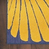 image:imageNourison Home Aloha Green Yellow 53 x 75 Area Rug  Easy Clean Non Shedding Bed Room Living Room Dining Room Kitchen 5 x 8Navy Multicolor