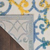 image:imageNourison Home Aloha Ivory Blue 2 x 3 Area Rug  Easy Clean Non Shedding Bed Room Living Room Dining Room Kitchen 2 x 3