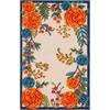 image:imageNourison Home Aloha Multicolor 2 x 3 Area Rug  Easy Clean Non Shedding Bed Room Living Room Dining Room Kitchen 2 x 3