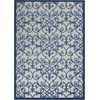 image:imageNourison Home Aloha Multicolor 3 x 5 Area Rug  Easy Clean Non Shedding Bed Room Living Room Dining Room Kitchen 3 x 5GreyBlue