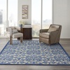 image:imageNourison Home Aloha Multicolor 3 x 5 Area Rug  Easy Clean Non Shedding Bed Room Living Room Dining Room Kitchen 3 x 5GreyBlue